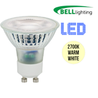 BELL Halo Glass 6W LED GU10 Bulb Warm White