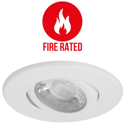 BELL Firestay Fire Rated Gimbal Downlight White
