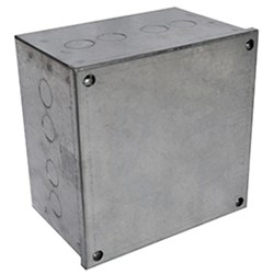 6x6x4" Galvanised Adaptable Box