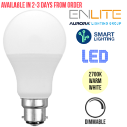 Aurora AOne Smart 9W LED Push In Bulb (BC/B22)