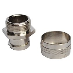 Nickel Plated Fixed 25mm Male Adaptor for Metal PVC Flexible Conduit