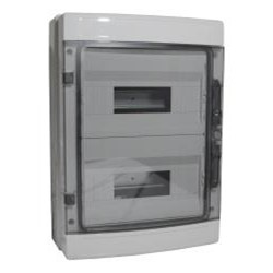 Gewiss 24 Way 2 Row IP65 Distribution Board with Neutral Earth Bar