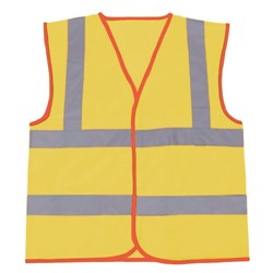 Junior High-Vis Vest Yellow (7-9yrs)