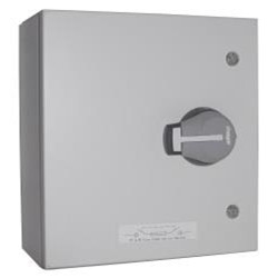 Hager 63A 3 Pole + Neutral Fused Steel Combination Switch