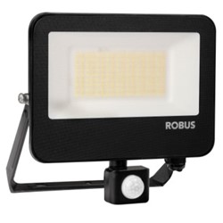 Robus Selest 30W LED Flood Light with PIR  - Selectable Colour Temperature