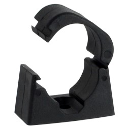 --NO LONGER STOCKING-- 20mm Black PVC Conduit Snap Saddle