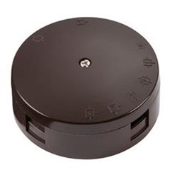 Click 30A 3 Terminal 90mm Junction Box Brown