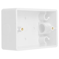 Clipsal Surface Plastic 2 Gang Back Box (Australian Wiring Accessories)