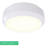 Ansell Delta Emergency 14W LED Circular White Fitting - CCT