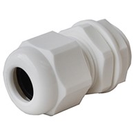 Large PVC 20mm Cable Gland - White