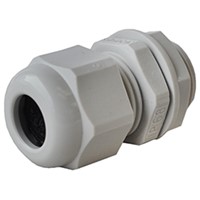 Small PVC 20mm Cable Gland - Grey