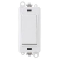 Click GridPro 2 Way Switch Module Polar White