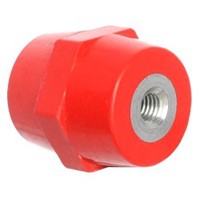 Red 35mm Standoff Insulator (M8 Thread)