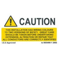 Wiring Colours Labels (25pk)