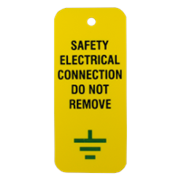 Safety Electrical Connection Do Not Remove Label 5 pack