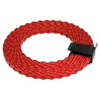 12mm Red Coated Fixing Band (per 10mts)