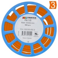 Partex Cable Marker Number 3 (500 pack)