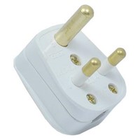 5A White Plug Top