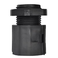 PVC 16mm PVC Male Flexible Conduit Gland Black (per 1)