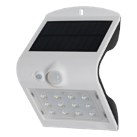 Robus SOL 1.5W LED Solar Wall Light with PIR
