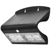 Robus SOL 6.8W LED Solar Wall Light with PIR