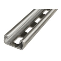 Unitrunk 41x21 Stainless Steel Channel Strut Slotted (3mts)