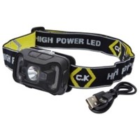CK Tools USB Rechargeable LED Head Torch